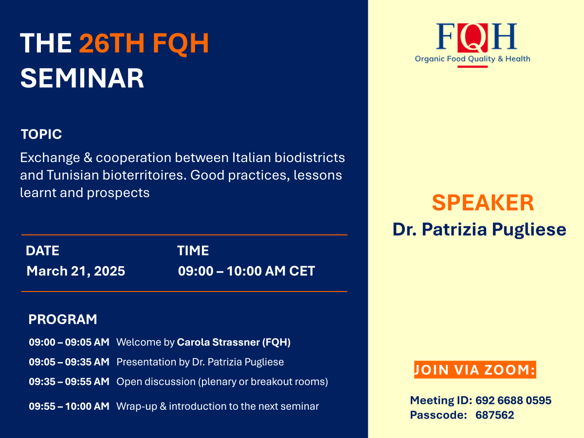 26th FQH SEMINAR